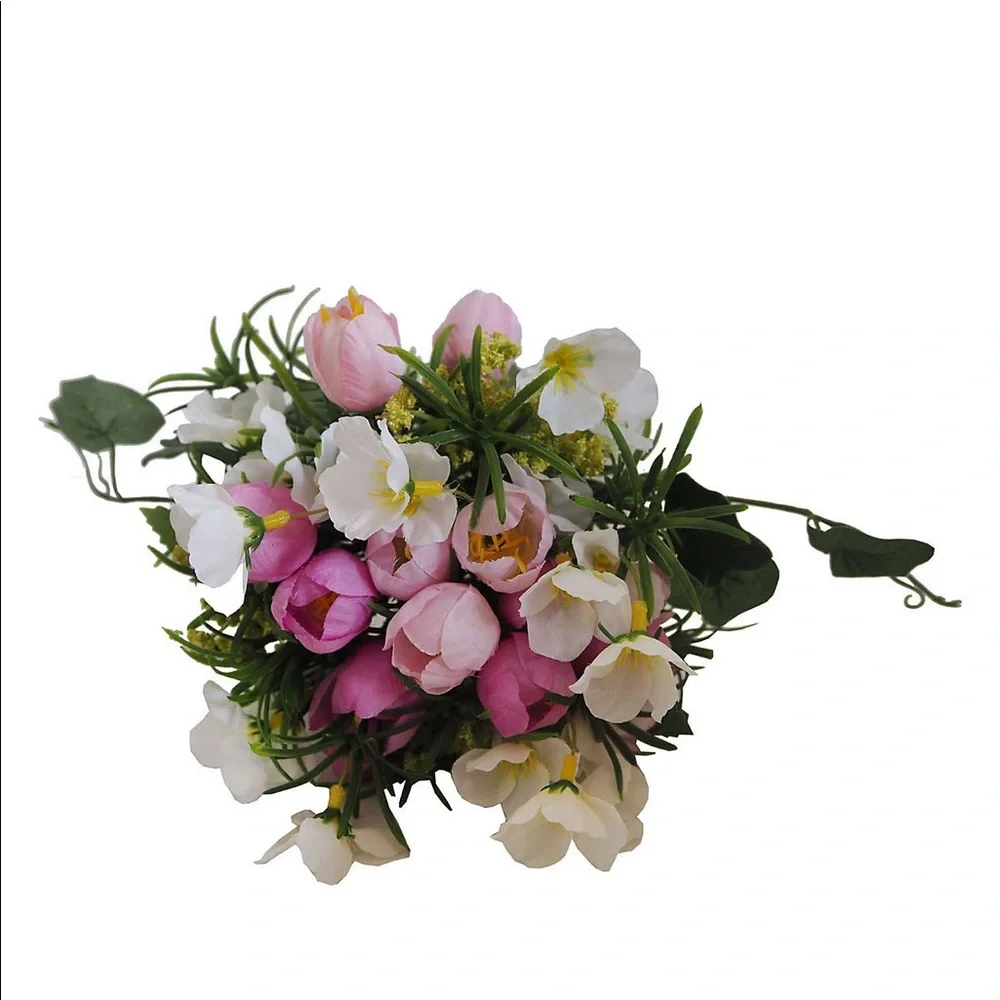 Tulip Faux floral bouquet table decor